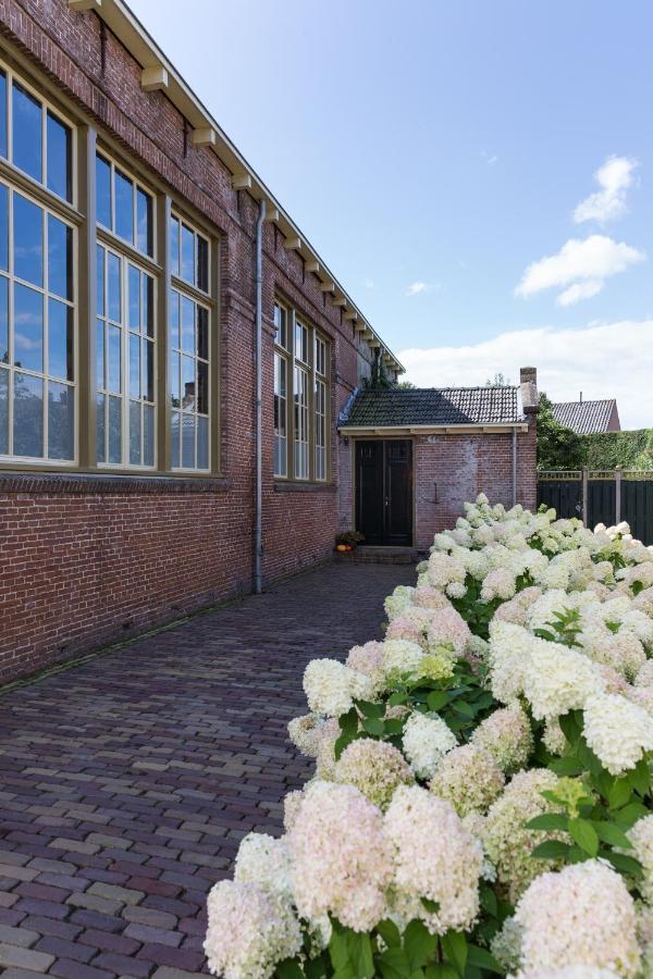 D' Ald Skoalle - Sfeervol Appartement In Oude School. Wijtgaard 外观 照片